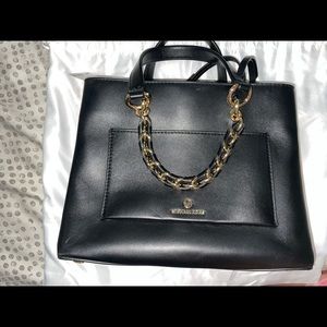MK black with gold chain. NEW!